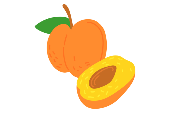 Apricot Color Icon: Graphics & Illustrations