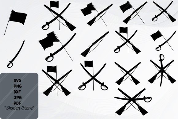 Color Guard Svg Bundle for Crafts and Graphics