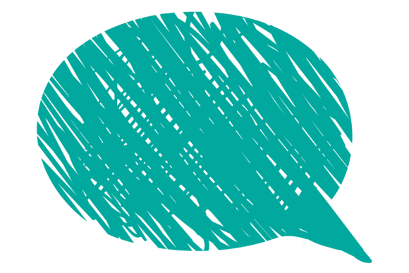 Color Speech Bubble. Graphics & Decorative Elements