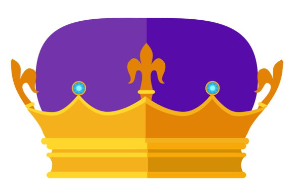 Emperor Crown Color Icon: Graphics & Illustrations