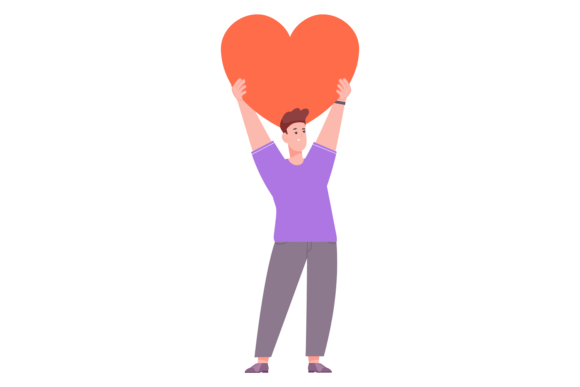 Human Compassion Color Icon: Graphics & Illustrations