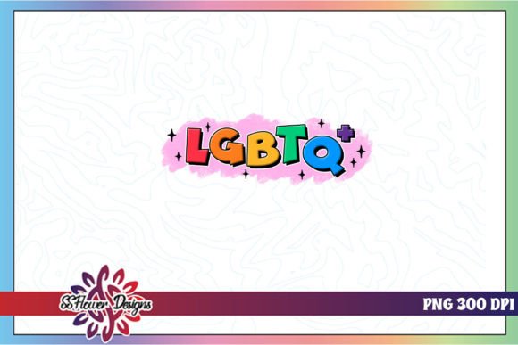 LGBTQ Pride Sign Color Stroke PNG