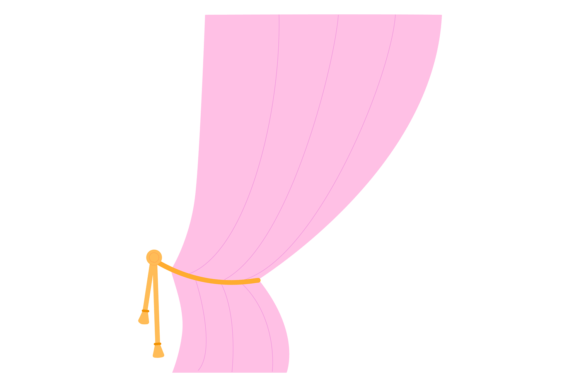 Pink Drapery Icon: Graphics & Illustrations for Creative Sellers