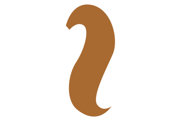 Ponytail Icon: Female Hair Style Color E Graphics