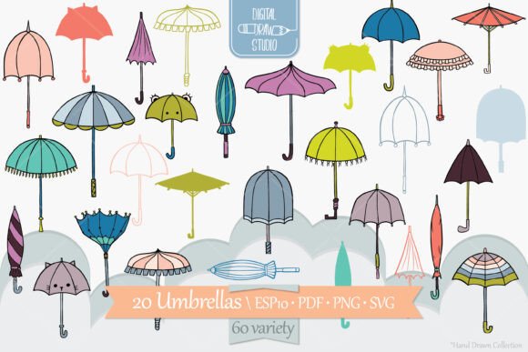 Umbrella Color, Beach Parasol Graphics